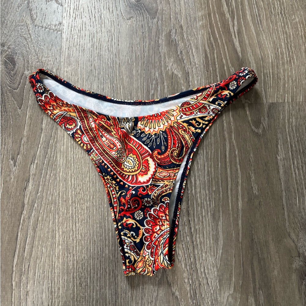 Paisley Print Bikini Bottom